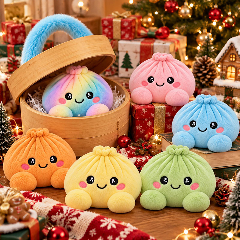 Face Steamer - Soft Plush Giant Dumpling Pillow Fidget