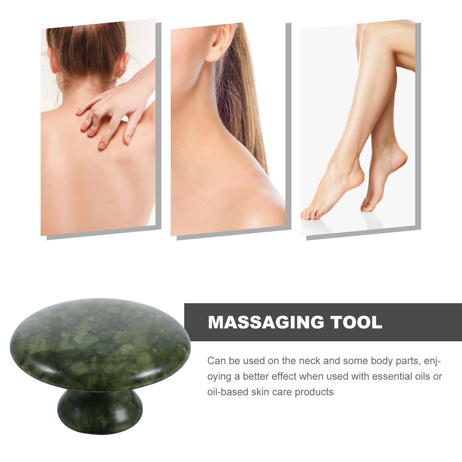 Mushroom Shaped Jade Massage S - đánh giá và giá Spa Massager